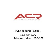 ZAG-S&W represented Alcobra Ltd. in a public offering