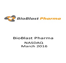ZAG-S&W represented BioBlast Pharma Ltd.