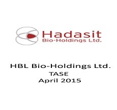 Attornyes Eran Ben-Dor and Reut Alfia represented HBL - Hadasit Bio-Holdings Ltd. in a public offering of $1.1 million