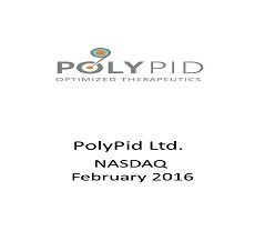 ZAG-S&W represented Polypid Ltd. in completion of $22 Million private equity financing