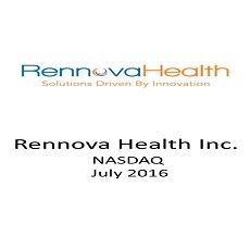 The firm represented the US investment bank Gunner & Joseph in a public offering of Rennova Health.
