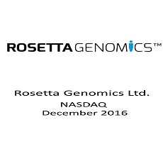 חברת Rosetta Genomics גייסה 5 מיליון דולר. משרדנו ייצג את בנק ההשקעות Aegis Capital Group כחתמים ראשיים בהנפקה